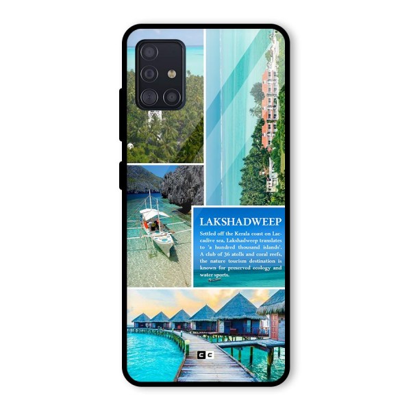 Lakshadweep Collage Glass Back Case for Galaxy A51