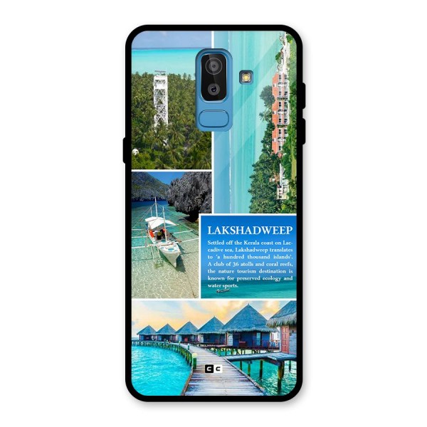 Lakshadweep Collage Glass Back Case for Galaxy J8