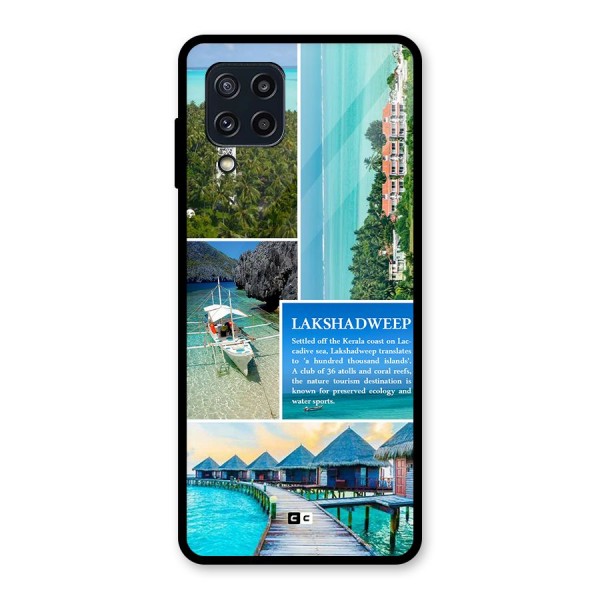 Lakshadweep Collage Glass Back Case for Galaxy M32