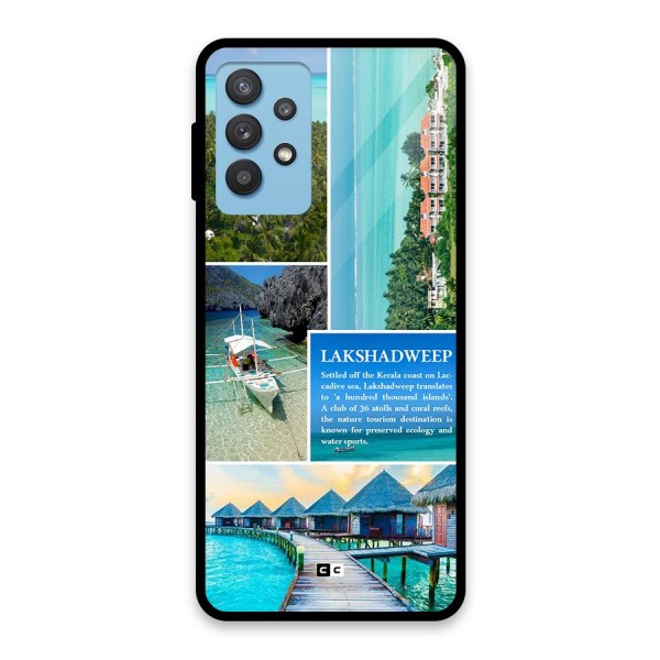 Lakshadweep Collage Glass Back Case for Galaxy M32 5G