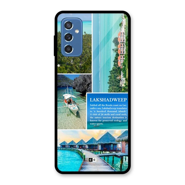 Lakshadweep Collage Glass Back Case for Galaxy M52 5G