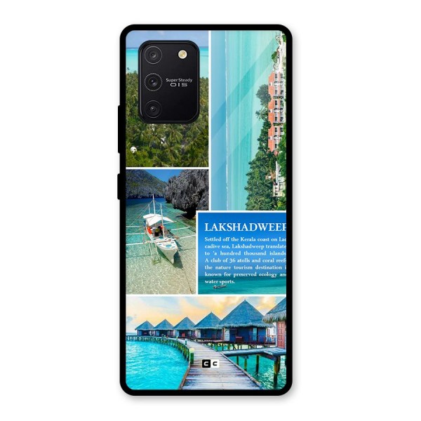 Lakshadweep Collage Glass Back Case for Galaxy S10 Lite