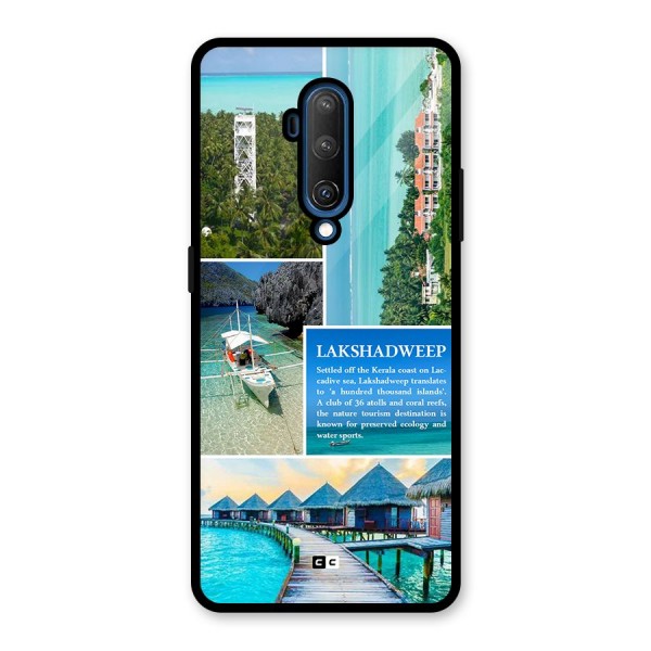 Lakshadweep Collage Glass Back Case for OnePlus 7T Pro