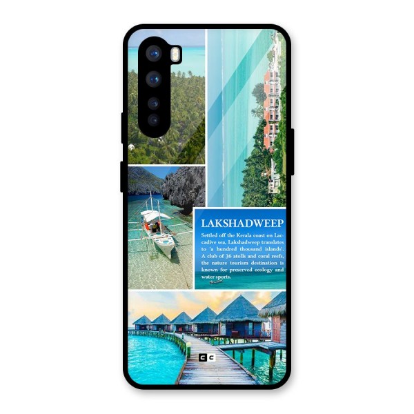 Lakshadweep Collage Glass Back Case for OnePlus Nord