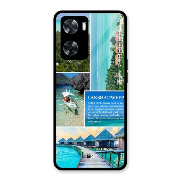 Lakshadweep Collage Glass Back Case for Oppo A57 2022