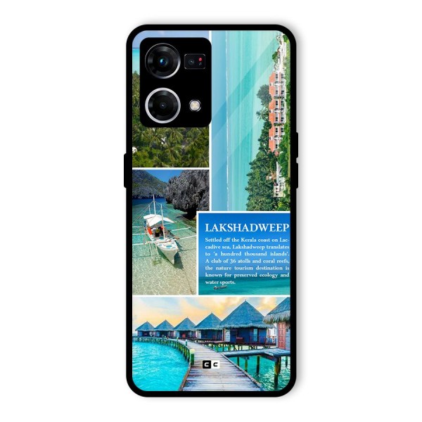 Lakshadweep Collage Glass Back Case for Oppo F21 Pro 4G