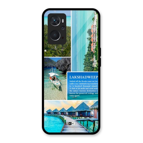 Lakshadweep Collage Glass Back Case for Oppo K10 4G