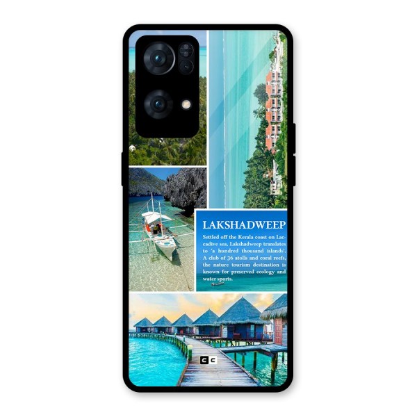 Lakshadweep Collage Glass Back Case for Oppo Reno7 Pro 5G