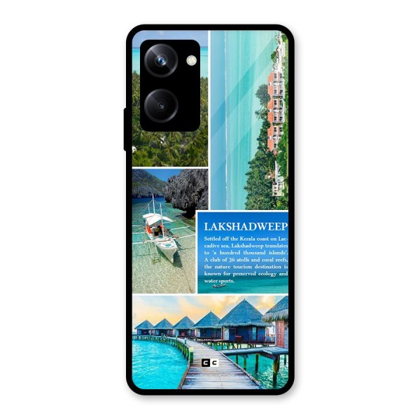 Lakshadweep Collage Glass Back Case for Realme 10 Pro