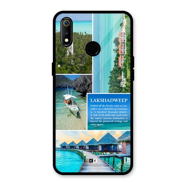 Lakshadweep Collage Glass Back Case for Realme 3