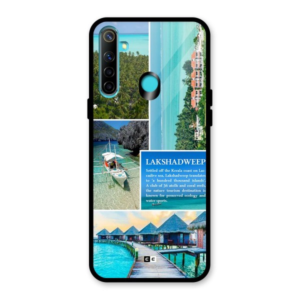 Lakshadweep Collage Glass Back Case for Realme 5