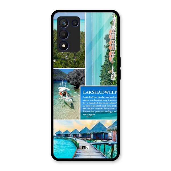 Lakshadweep Collage Glass Back Case for Realme 9 5G Speed