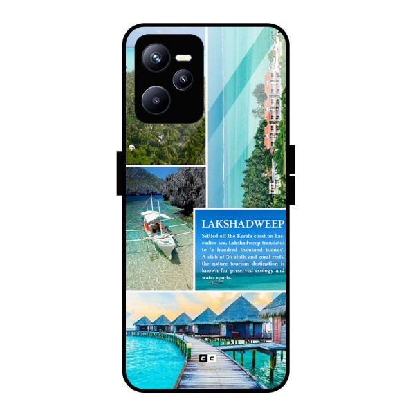 Lakshadweep Collage Glass Back Case for Realme C35