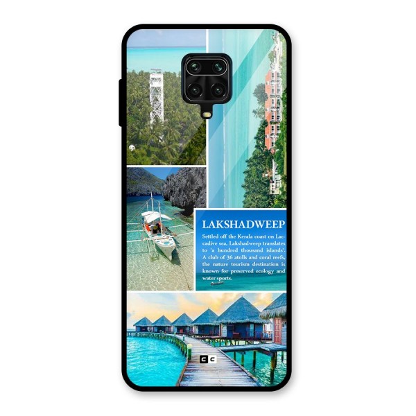 Lakshadweep Collage Glass Back Case for Redmi Note 10 Lite