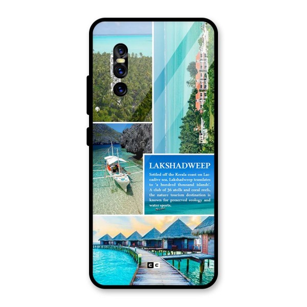 Lakshadweep Collage Glass Back Case for Vivo V15 Pro