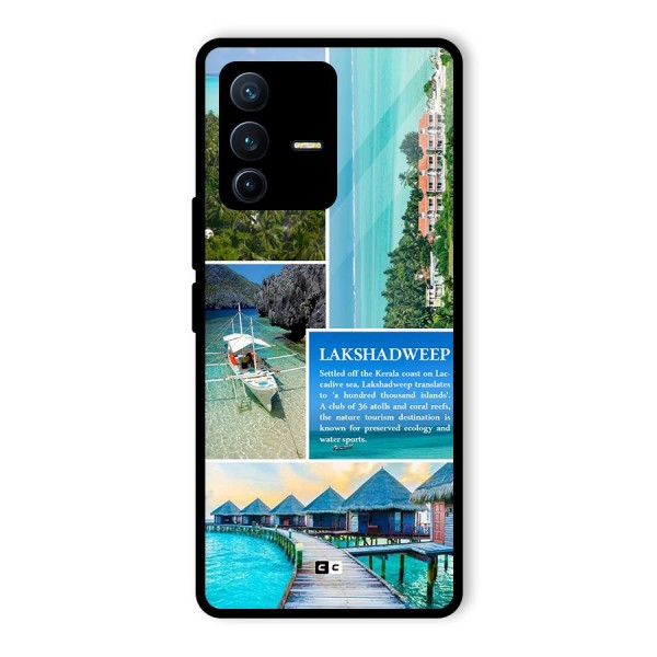 Lakshadweep Collage Glass Back Case for Vivo V23 Pro