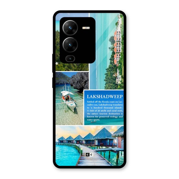 Lakshadweep Collage Glass Back Case for Vivo V25 Pro