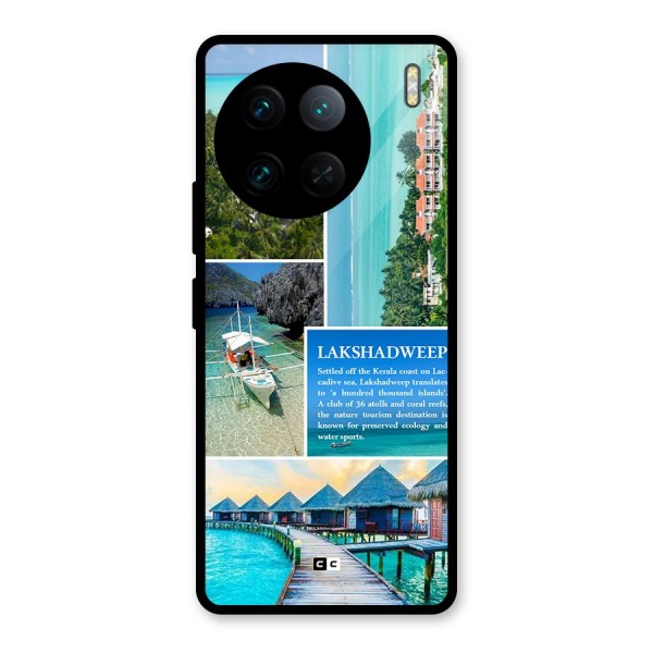 Lakshadweep Collage Glass Back Case for Vivo X90 Pro