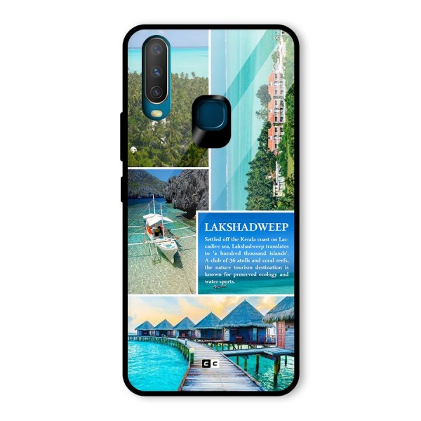 Lakshadweep Collage Glass Back Case for Vivo Y12