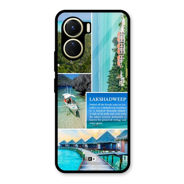 Lakshadweep Collage Glass Back Case for Vivo Y16