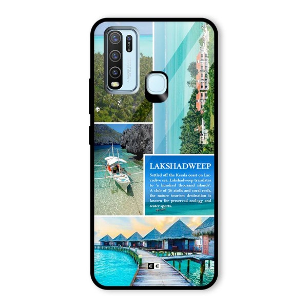 Lakshadweep Collage Glass Back Case for Vivo Y30