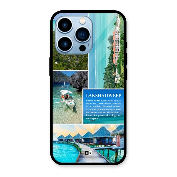 Lakshadweep Collage Glass Back Case for iPhone 13 Pro