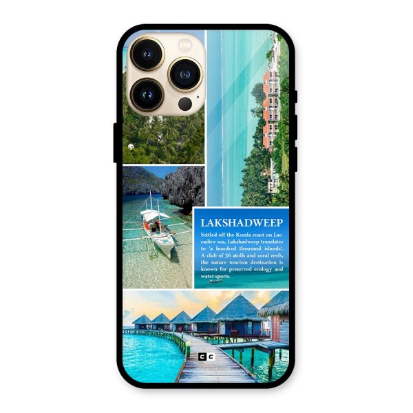 Lakshadweep Collage Glass Back Case for iPhone 13 Pro Max