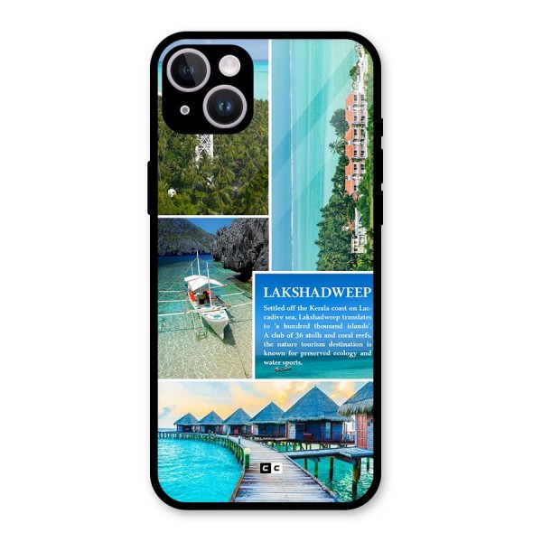 Lakshadweep Collage Glass Back Case for iPhone 14 Plus