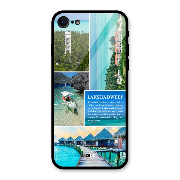 Lakshadweep Collage Glass Back Case for iPhone SE 2020