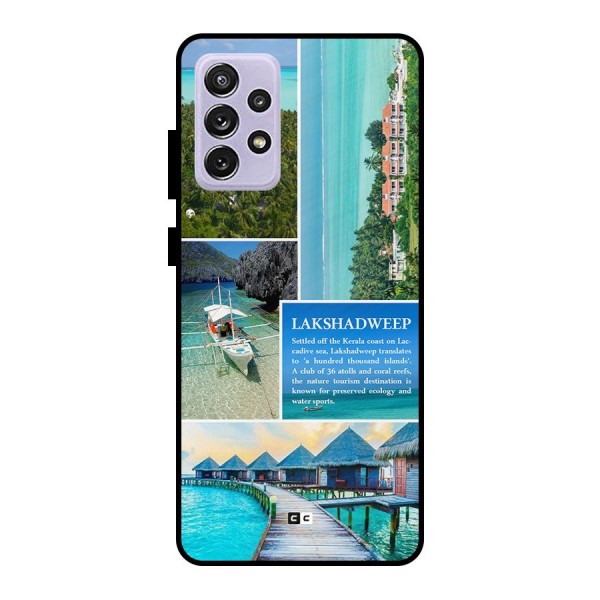 Lakshadweep Collage Metal Back Case for Galaxy A72