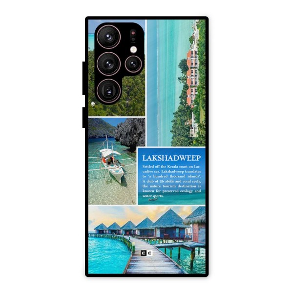 Lakshadweep Collage Metal Back Case for Galaxy S22 Ultra 5G