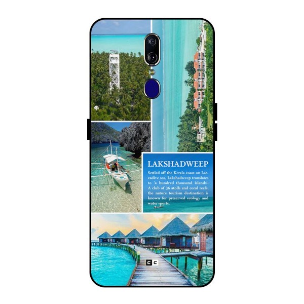 Lakshadweep Collage Metal Back Case for Oppo F11