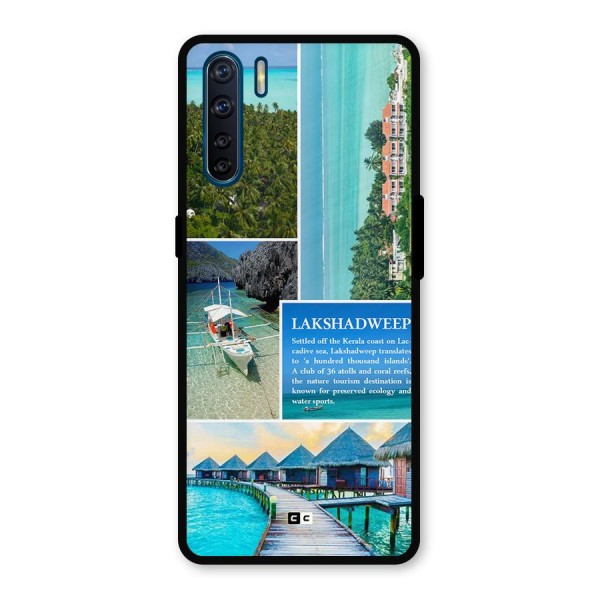 Lakshadweep Collage Metal Back Case for Oppo F15