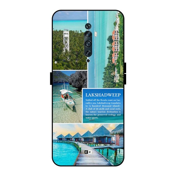 Lakshadweep Collage Metal Back Case for Oppo Reno2 F