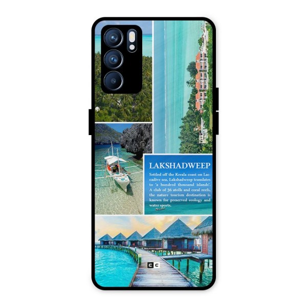 Lakshadweep Collage Metal Back Case for Oppo Reno6 5G