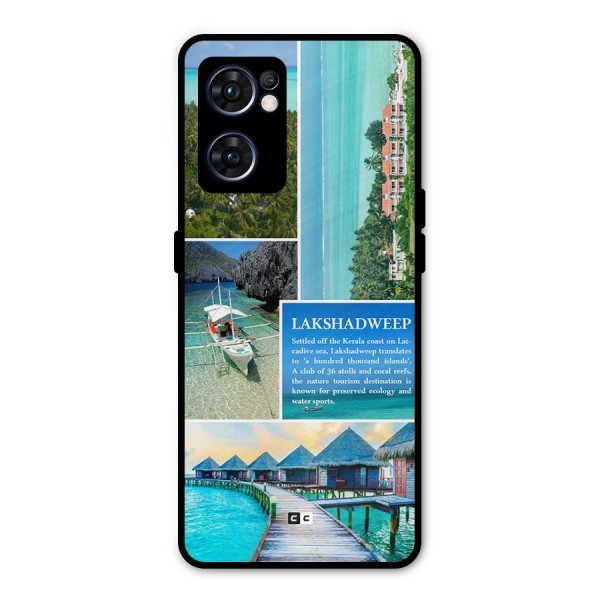 Lakshadweep Collage Metal Back Case for Oppo Reno7 5G