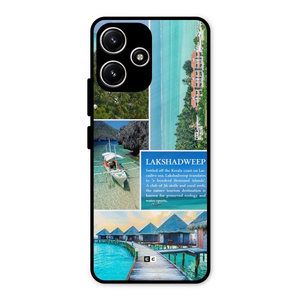 Lakshadweep Collage Metal Back Case for Poco M6 Pro