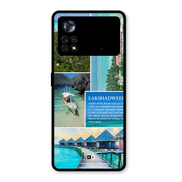 Lakshadweep Collage Metal Back Case for Poco X4 Pro 5G