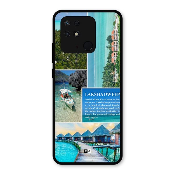 Lakshadweep Collage Metal Back Case for Redmi 10