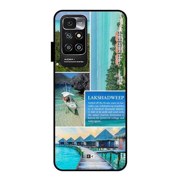 Lakshadweep Collage Metal Back Case for Redmi 10 Prime