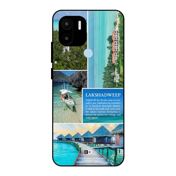 Lakshadweep Collage Metal Back Case for Redmi A1 Plus