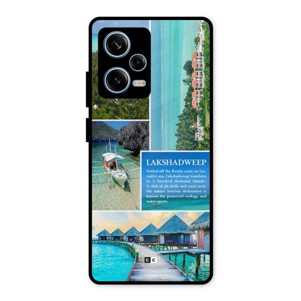 Lakshadweep Collage Metal Back Case for Redmi Note 12 Pro