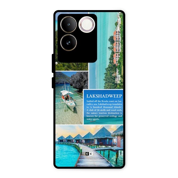 Lakshadweep Collage Metal Back Case for Vivo T2 Pro