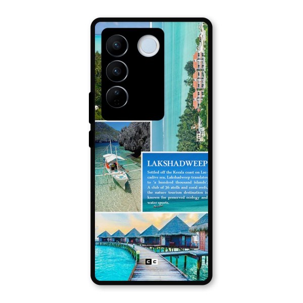 Lakshadweep Collage Metal Back Case for Vivo V27 Pro