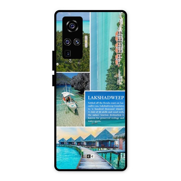 Lakshadweep Collage Metal Back Case for Vivo X50 Pro