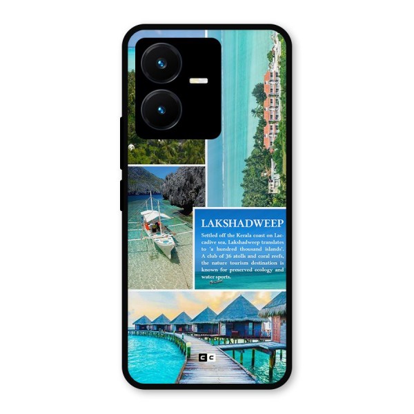 Lakshadweep Collage Metal Back Case for Vivo Y22s