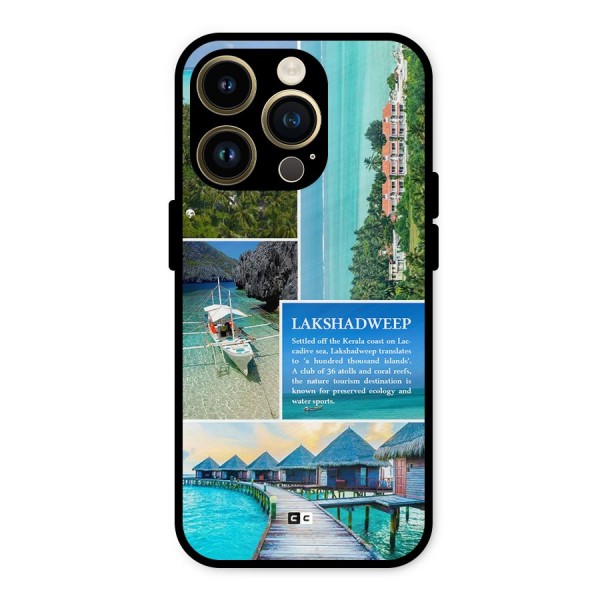 Lakshadweep Collage Metal Back Case for iPhone 14 Pro