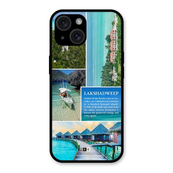 Lakshadweep Collage Metal Back Case for iPhone 15