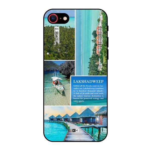 Lakshadweep Collage Metal Back Case for iPhone 8