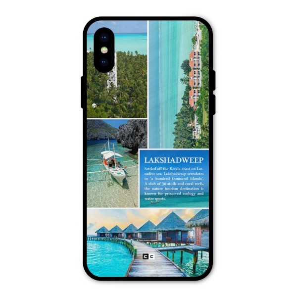 Lakshadweep Collage Metal Back Case for iPhone X